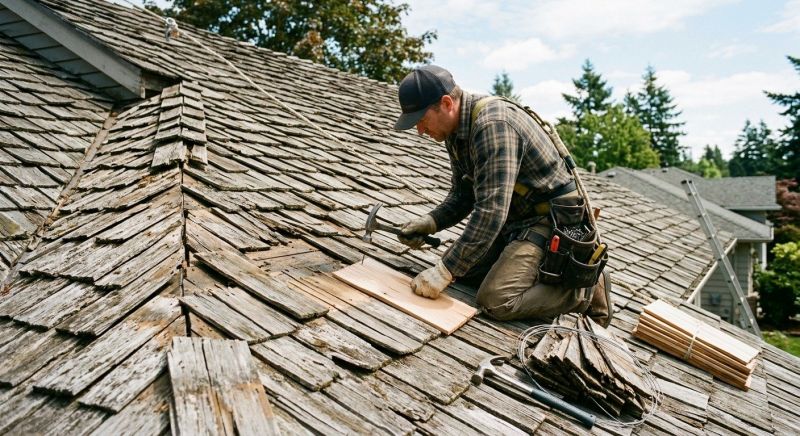 Wood Shake Roof Repair in Oak Ridge, NJ