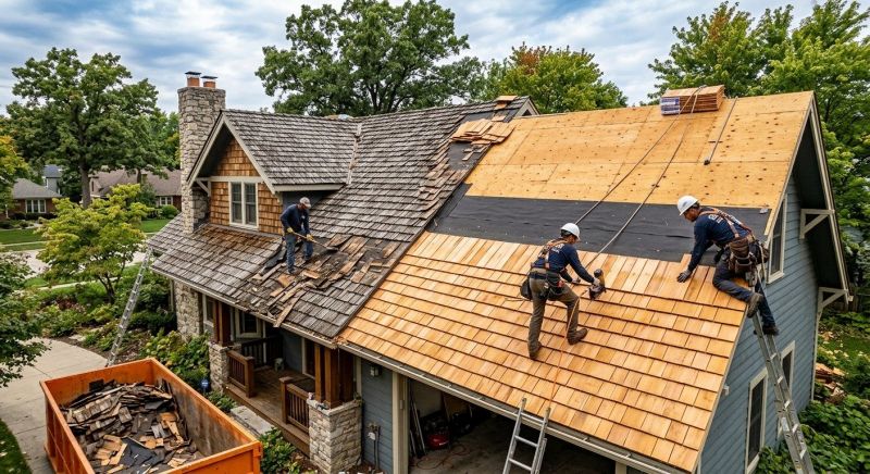 Wood Shingle Roof Replacement in Long Valley, NJ