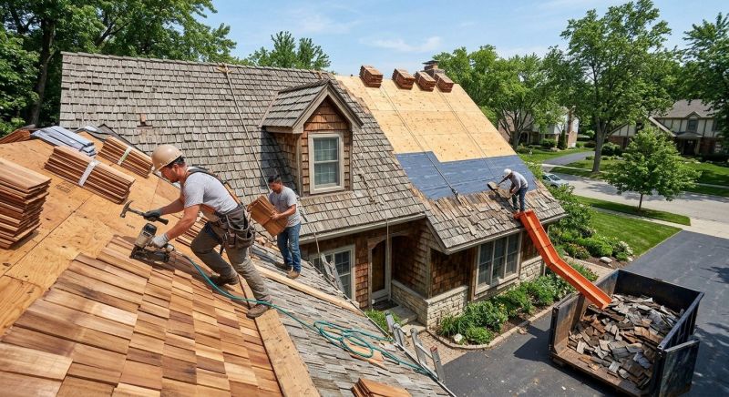 Wood Shingle Roof Replacement in Long Valley, NJ