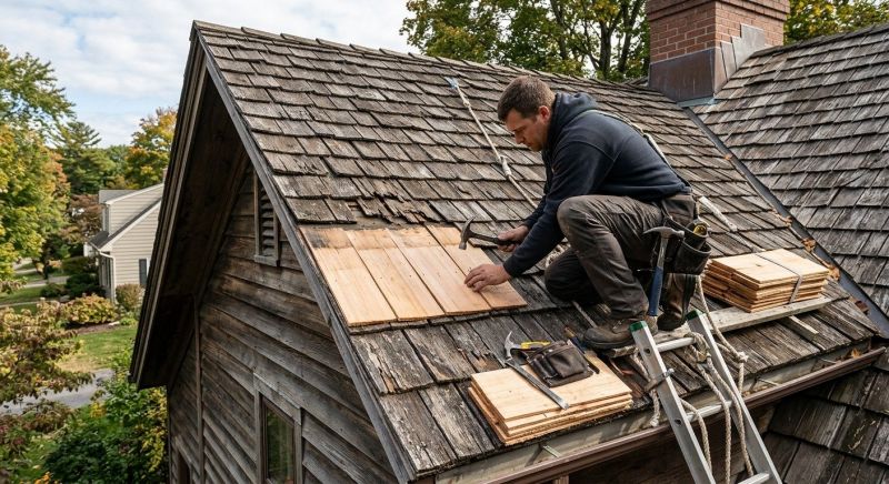 Wood Shingles Repair in Clinton, NJ